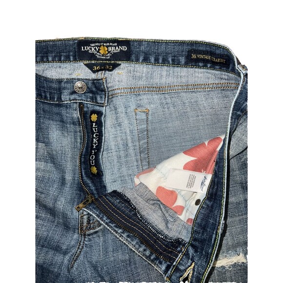 Lucky Brand Men's 361 Vintage Straight Denim Jean's 36X32 RN 80318 - Picture 3 of 5